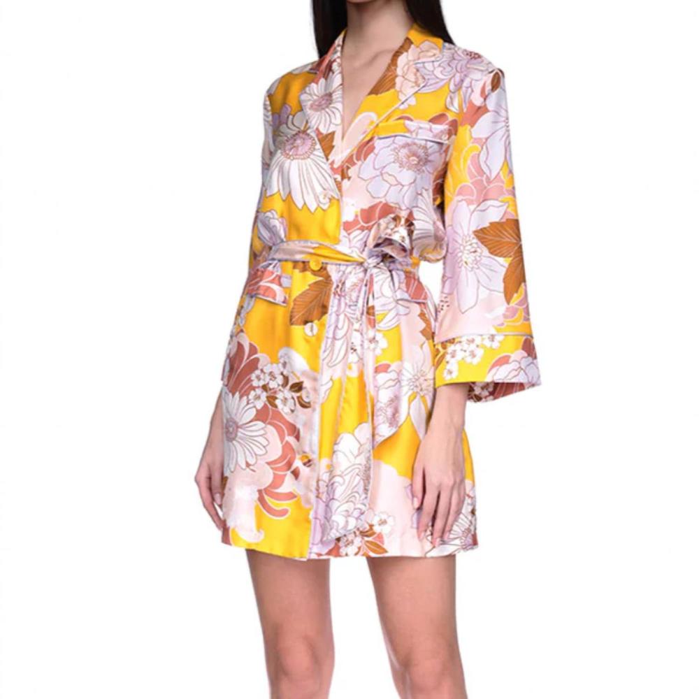 NEW CARA CARA lita dress in lavender retro dahlia
